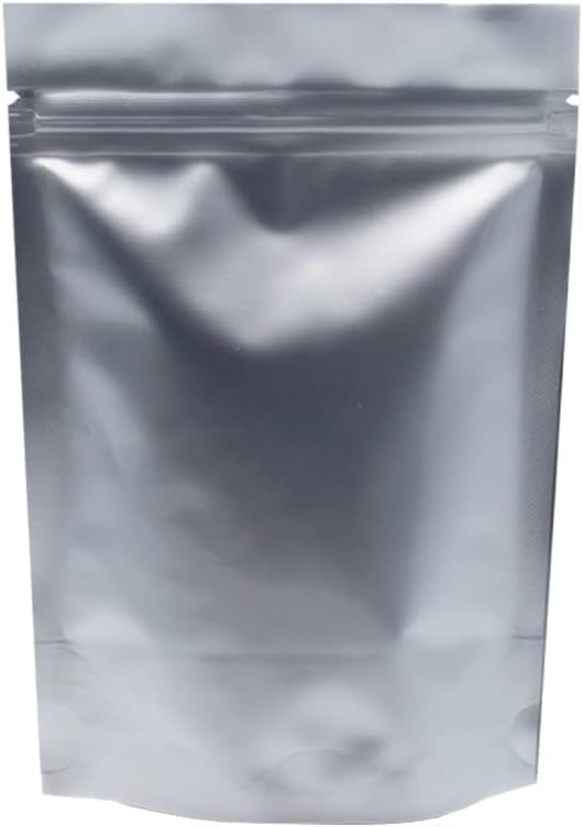 Aluminiumbeutel – 50er-packung – 10 X 15 Cm – Reißverschluss – Heißsiegelfähig – Für Trockenlebensmittel