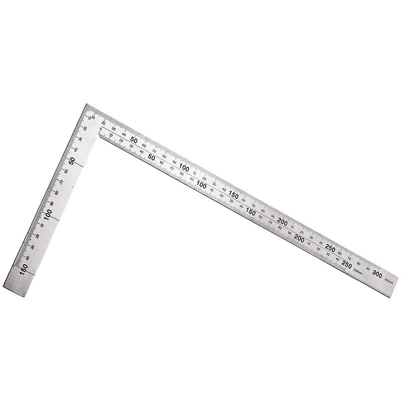 Zimmermannswinkel – 1 Stück – Stahl – Präzises Messen Und Markieren – Holzbearbeitung Und Heimwerken – 150 X 300 Mm