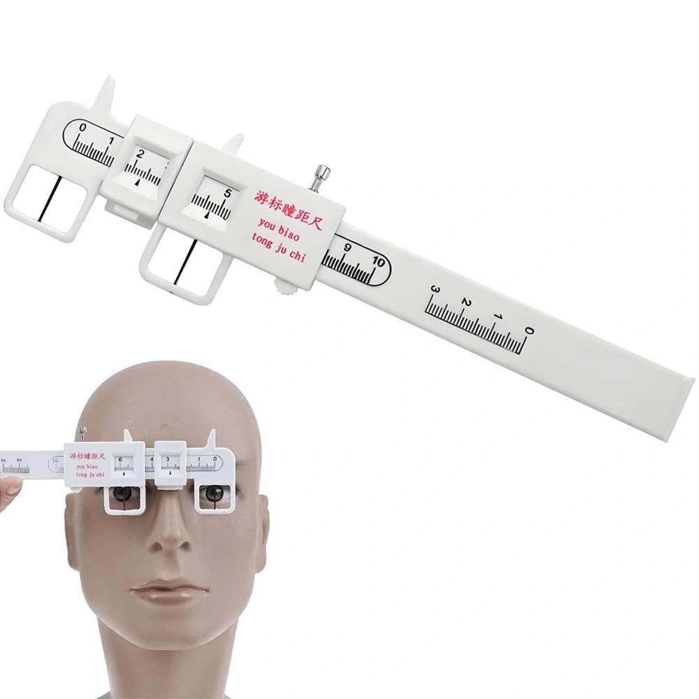 Pupillenabstandsmesser – 1 Stück – Pvc-kunststoff – Präzise Pupillenabstandsmessung – Für Optiker Und Privatgebrauch – 21 Cm