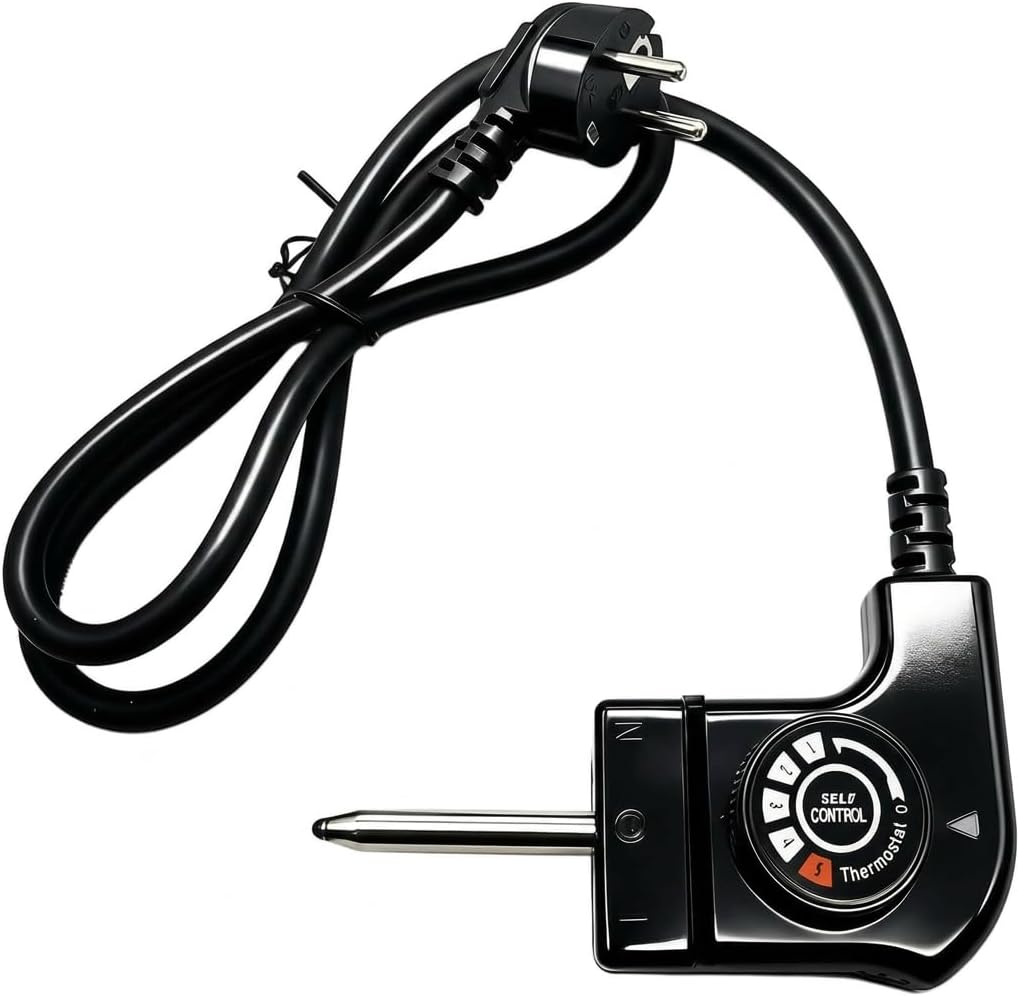 Netzkabel Mit Thermostat – 1 Meter – Für Plancha- Und Pierrade-grills – Temperaturregelung – Universelles Ersatzkabel