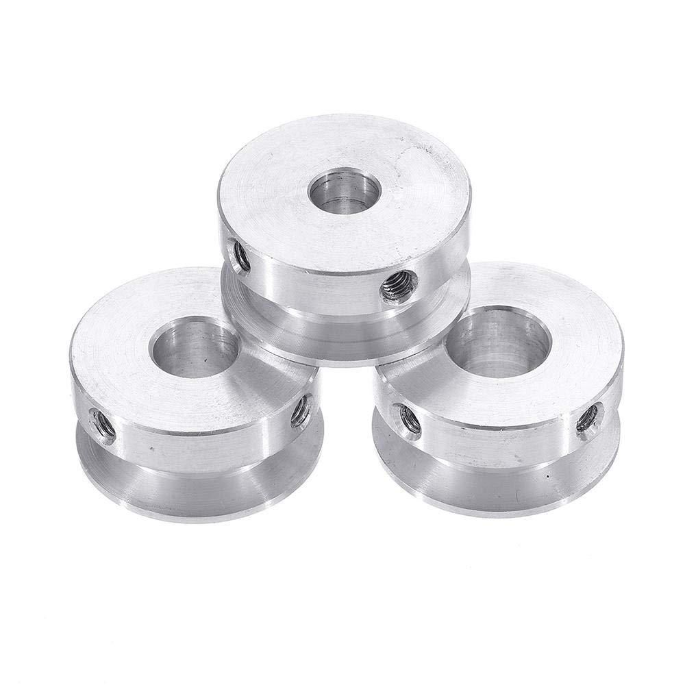30-mm-riemenscheibe Mit Einer Nut – 1 Stück – Aluminiumlegierung – 6-mm-riemenantrieb – Für Industriemotorwellen – Bohrung 4–16 Mm