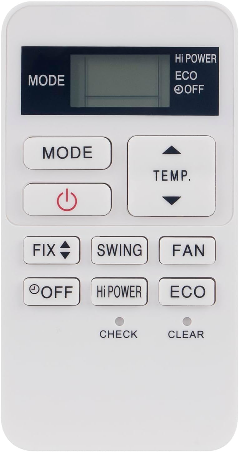 Fernbedienung Für Klimaanlage – 1 Stück – Schwarzer Kunststoff – Direkter Ersatz – Für Bestimmte Toshiba-modelle – Kompatibel Mit Rbc-asx11e-c