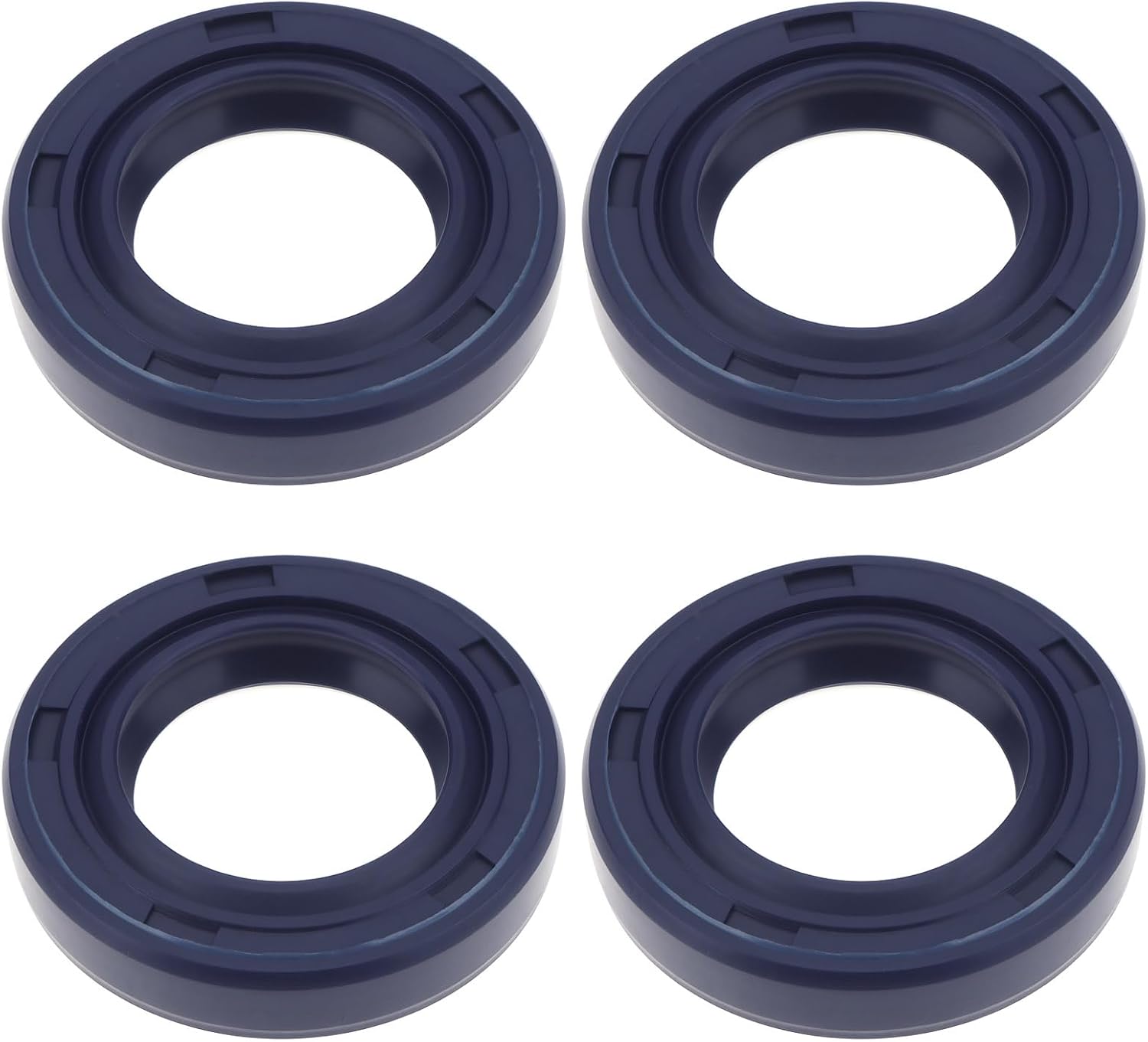 Kurbelwellendichtung – 4er-pack – Strapazierfähiges Gummi – Öl- Und Luftdichtung – Für Gebläse Br500 Und Br600 – 15 X 25 X 5 Mm