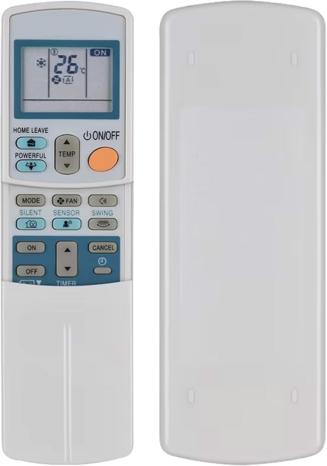 Fernbedienung Für Klimaanlage – 1 Stück – Abs/silikon-kunststoff – Infrarot, Keine Programmierung Erforderlich – Für Daikin Arc433 Modelle – Kompaktes Schwarz