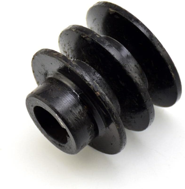 Doppelrillen-keilriemenscheibe – 1-teilig – Robustes Gusseisen – 20 Mm Bohrung Für Verbrennungsmotoren – Für Atv- Und Kart-einsatz – Ø 35 Mm