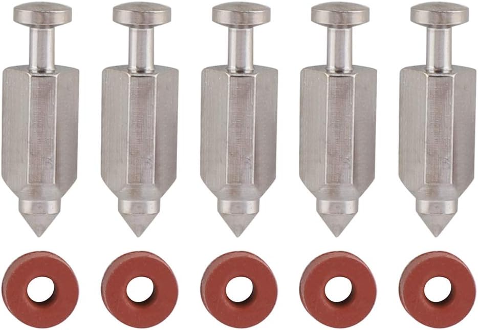 5-teiliges Vergaser-reparaturset – Strapazierfähiges Gummi – Nadeldichtungsersatz – Briggs & Stratton Rasenmäher – Kompatibel Mit Modell 398188