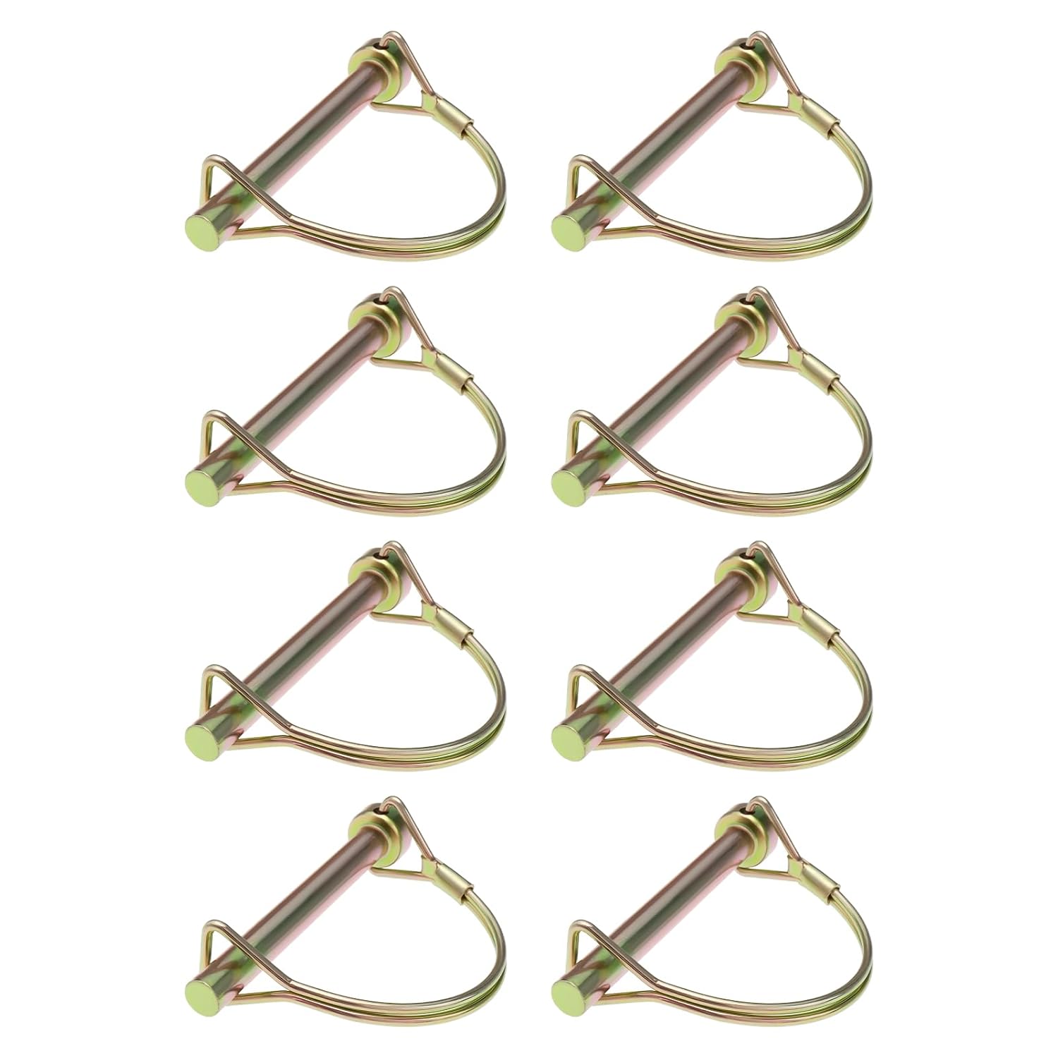 Sicherungsbolzen – 8er-pack – Verzinkter Stahl – Sicherheit Für Anhänger Und Traktoren – Landwirtschaft Und Transport – 8 Mm X 57 Mm