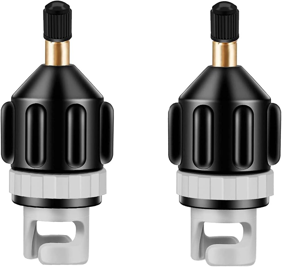 Set Mit 2 Bootspumpenadaptern – Kupfer Und Gummi – Standard-schnellaufblasventil – Paddel-kajakreifen – 8 X 3,5 Cm