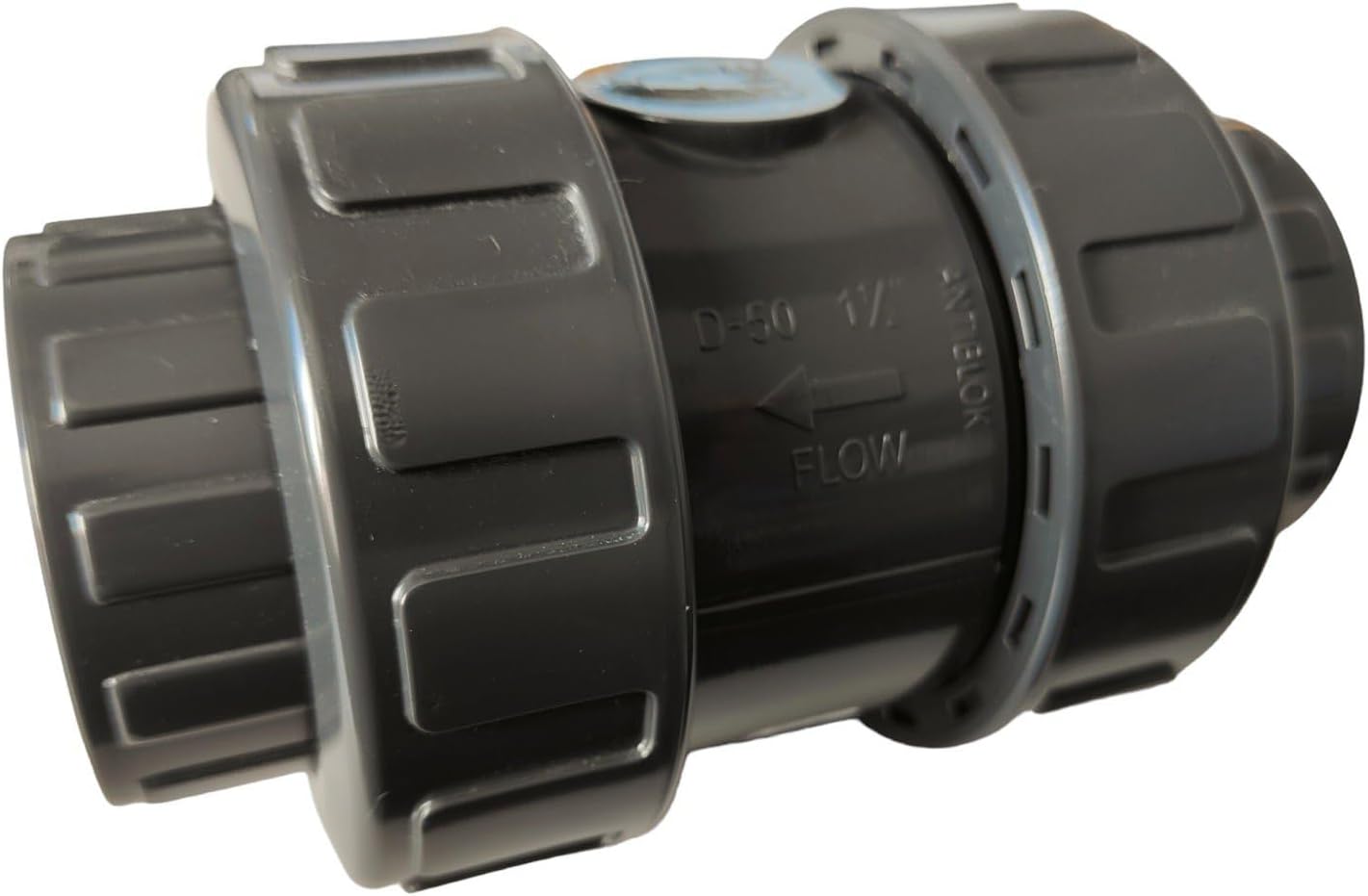 Pvc-rückschlagventil – 1 Stück – Druckdurchmesser 63 Mm – Federsystem – Für Hydraulikkreisläufe – Innengewinde X Innengewinde