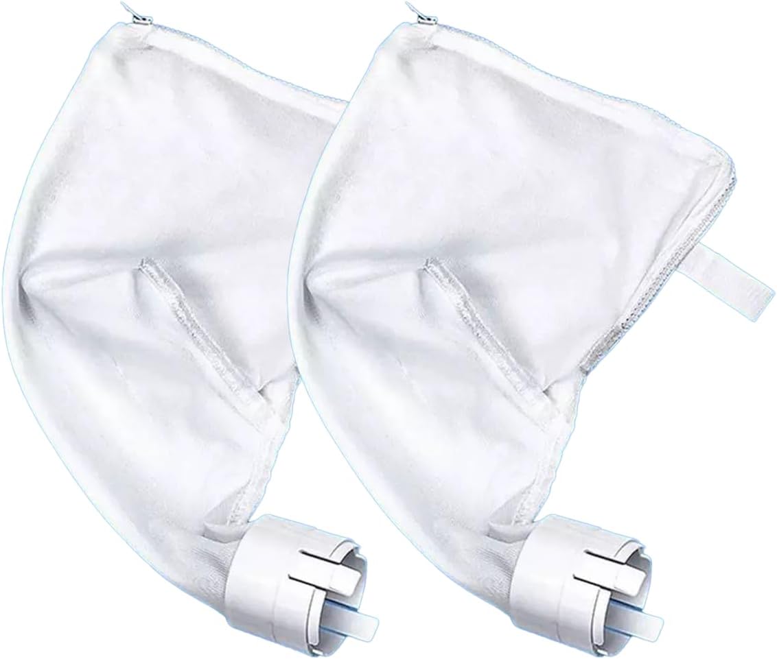 Poolfilterbeutel, 2er-pack – Verstärktes Nylon – Breiter Reißverschluss – Für Polaris 360/380 Poolroboter – Effektive Reinigung