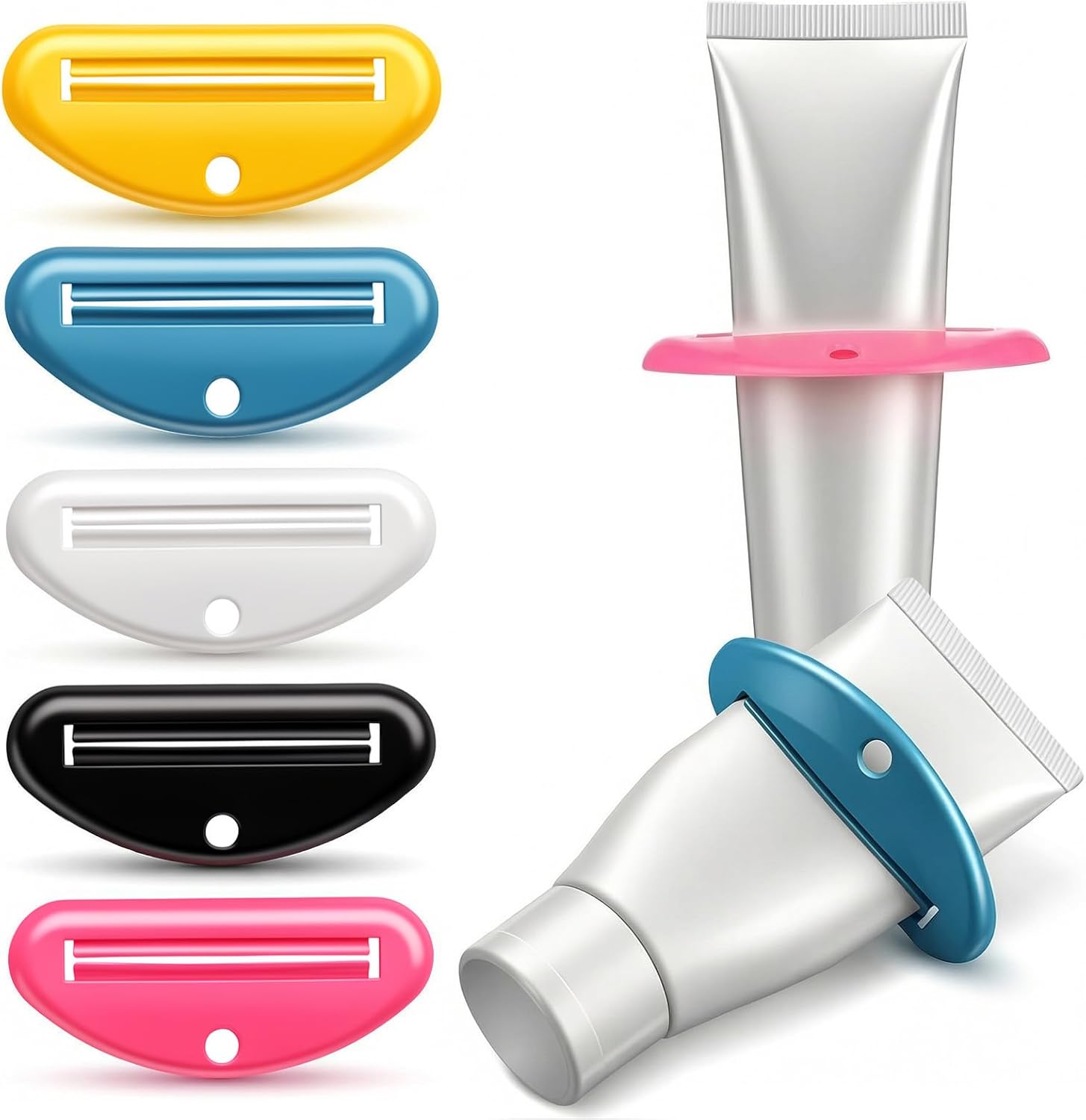 5er-set Tubenausdrücker – Mehrfarbiges Abs – Spart Produkte – Für Bad Und Küche – 9 X 3,8 X 0,7 Cm