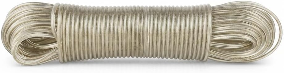 Wäscheleine – 30 M – Stahl Und Pvc – Wetterfest – Garten Und Balkon – 3 Mm