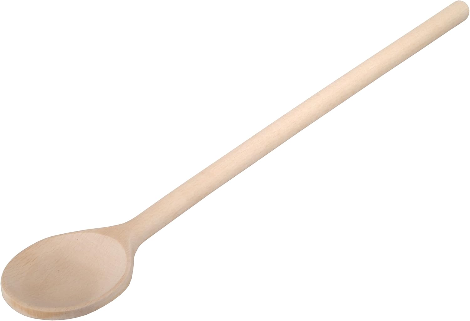 Küchenlöffel Aus Buchenholz – 1 Stück – Natur, Unbehandelt – Hitzebeständig – Für Töpfe Und Pfannen – 80 Cm