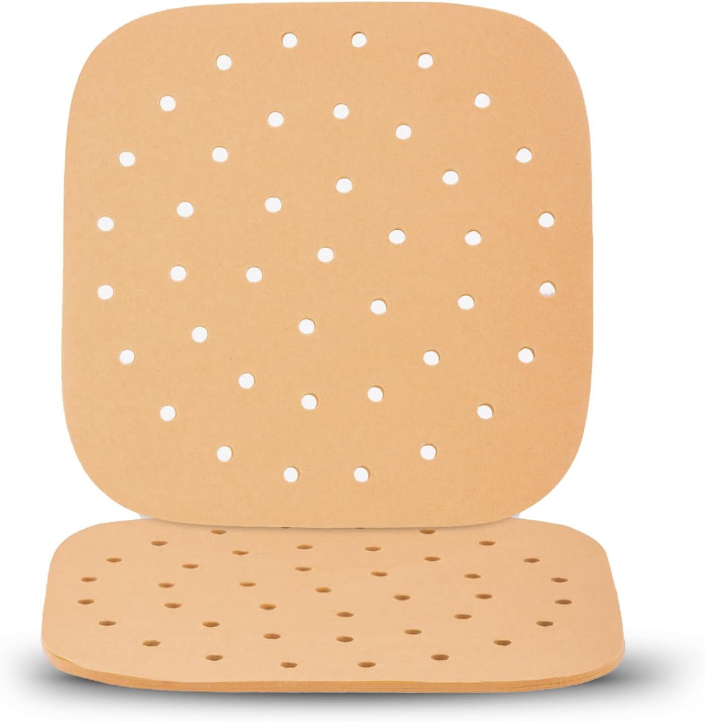 Backpapier – 100 Blatt – Rund 21,5 X 21,5 Cm – Antihaftbeschichtet, Pfas-frei – Für Heißluftfritteusen