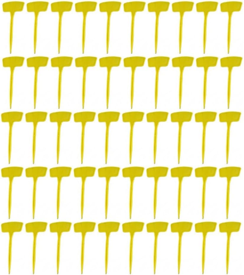 Pflanzenetiketten Für Garten Und Gewächshaus – 50er-pack – Robustes Polypropylen – Langlebige Kennzeichnung – 20 Cm, Gelb
