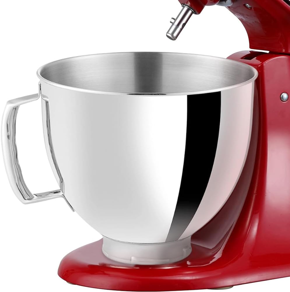 5-liter-rührschüssel Aus Edelstahl Für Kitchenaid-küchenmaschinen Mit Kippbarem Kopf – Abwaschbares Küchenzubehör