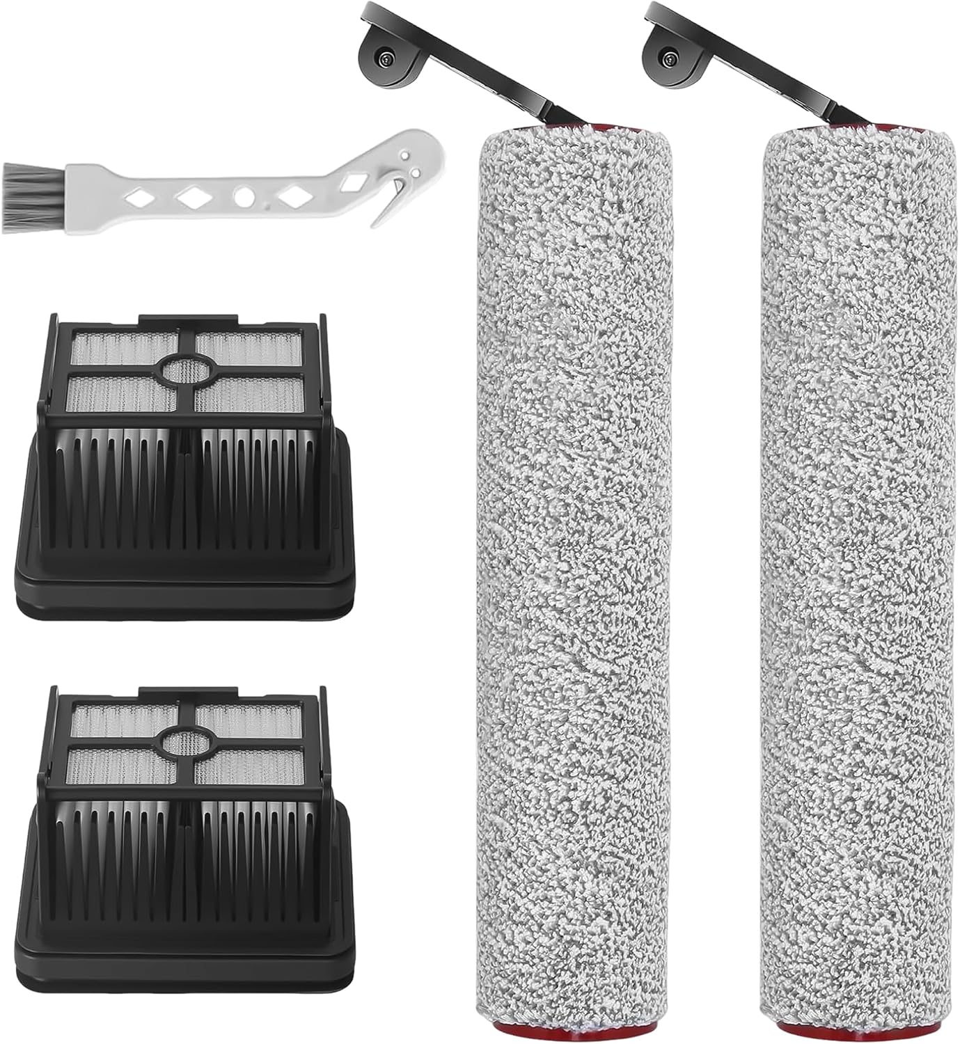 Dreame H12 Pro Staubsauger-zubehörset – 5-teilig – Faser- Und Hepa-filter – Tiefenreinigung – Boden Und Teppich – Grau