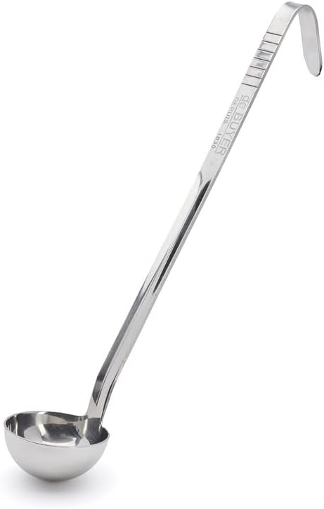 Professionelle Edelstahl-schöpfkelle – 1 Stück – Edelstahl – Ergonomischer Griff – Für Profi- Und Hobbyküche – 6 Cm Durchmesser