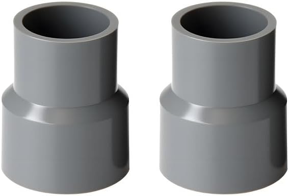 Dwv Pvc-reduzierstück – 2er-pack – Steckverbindungen – Passend Für 40x50-mm-rohre – Sanitär- Und Entwässerungstechnik – Größe 25x32 Mm