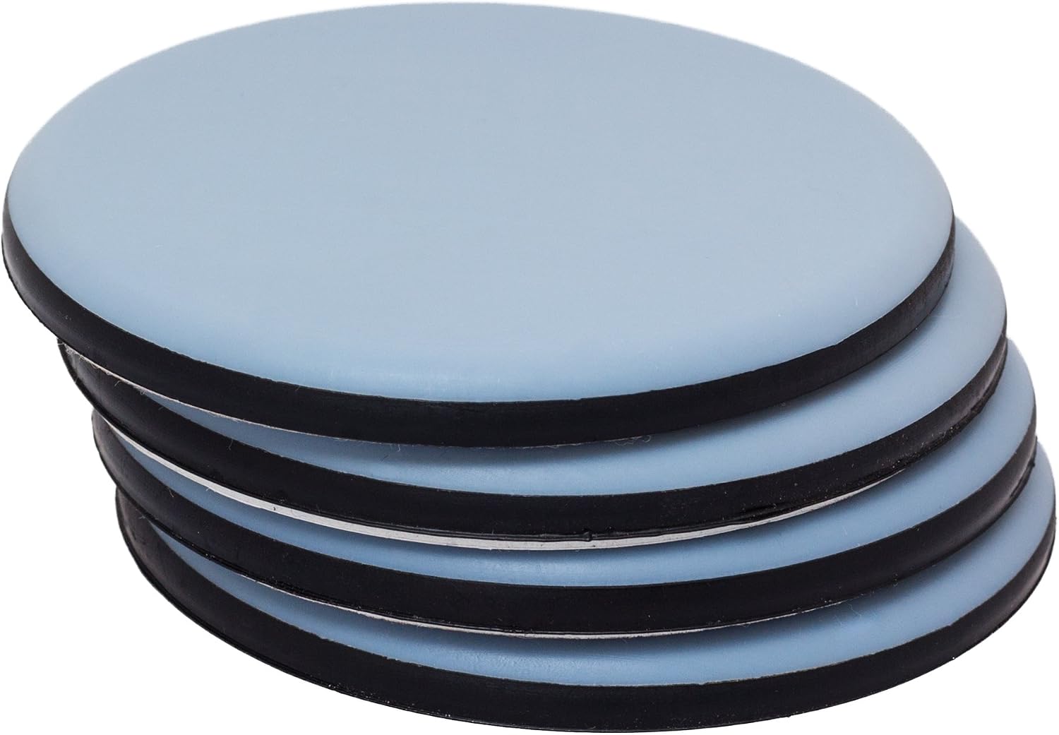 Set Mit 4 Selbstklebenden Ptfe-gleitern – Leichtgängiges Gleiten Für Schwere Möbel – Schützt Holz- Und Teppichböden – Einfache, Werkzeuglose Montage – 70 Mm Durchmesser