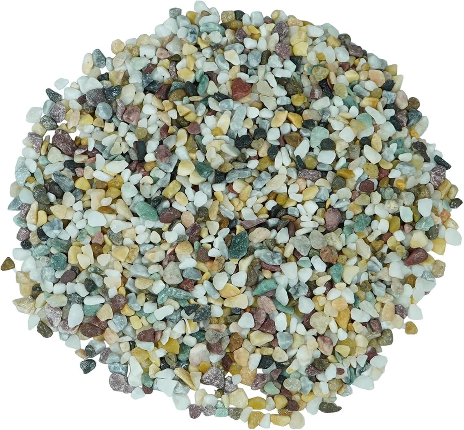 Dekorative Kieselsteine – 1 Kg – Naturstein – Mehrfarbig – Garten-aquariumvase – 8–12 Mm