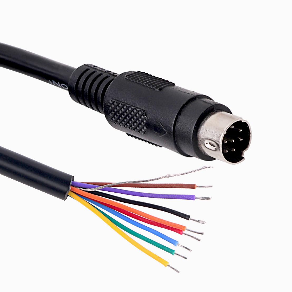 Mini-din-8-pin-stecker-adapterkabel – 1 Stück – Offene Drähte – Datenübertragung – Für Laptops Und Reparaturen – 3 Meter