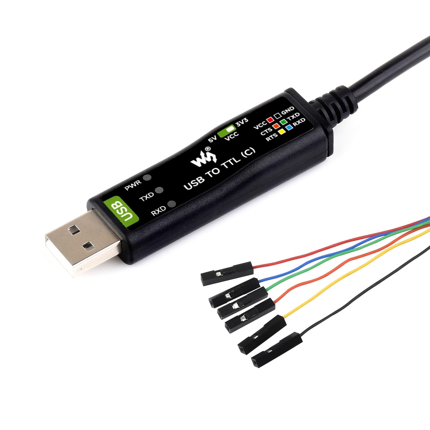 Usb-zu-6-pin-ttl-seriellkabel – Ft232rnl-chip – Hardware-flusssteuerung – Für Industrielle Fehlersuche