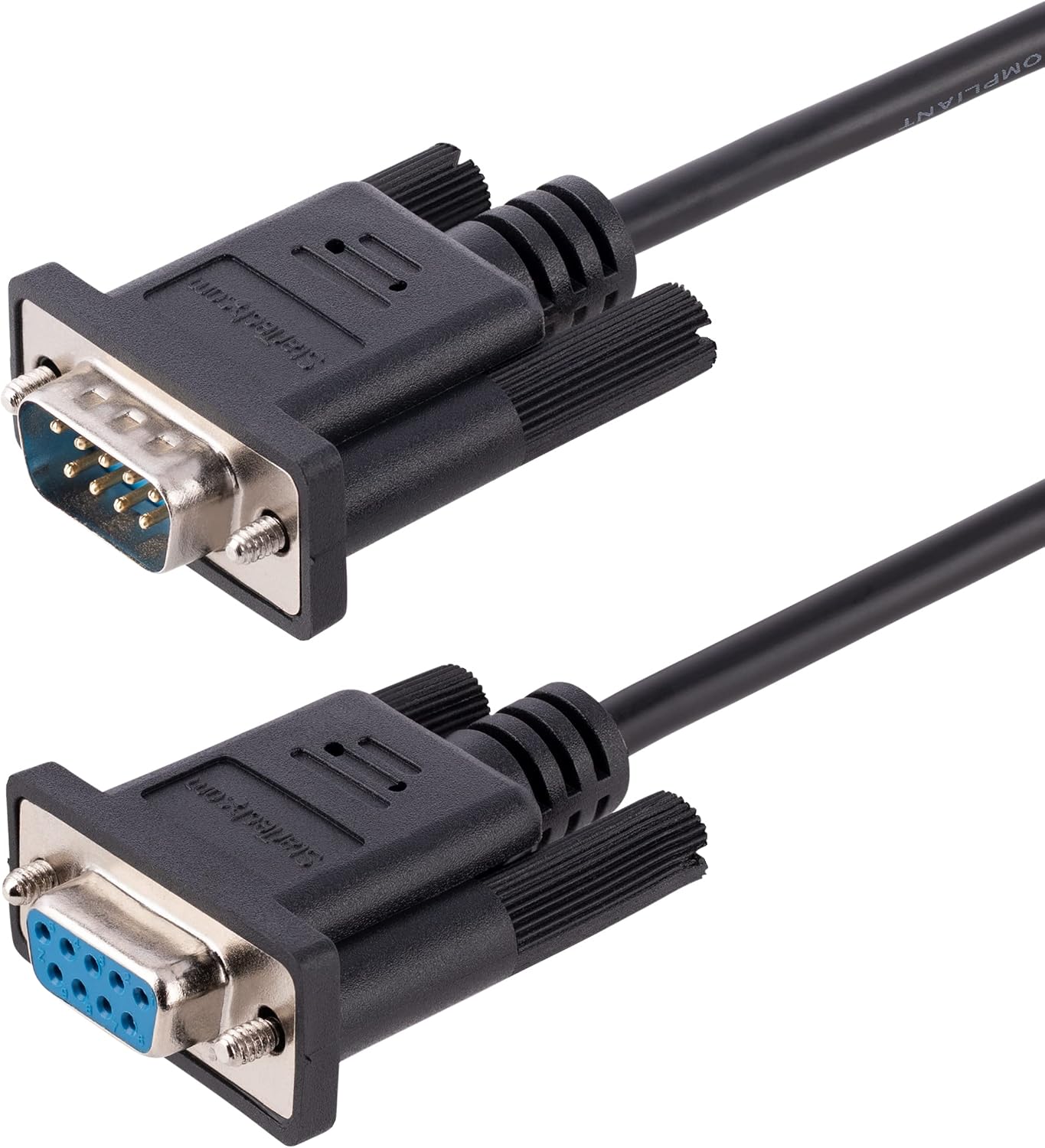 Rs232-seriellkabel – 3 M – Db9 Stecker/buchse – Nullmodem-crossover – Al-mylar-abschirmung – Für Dte-geräte