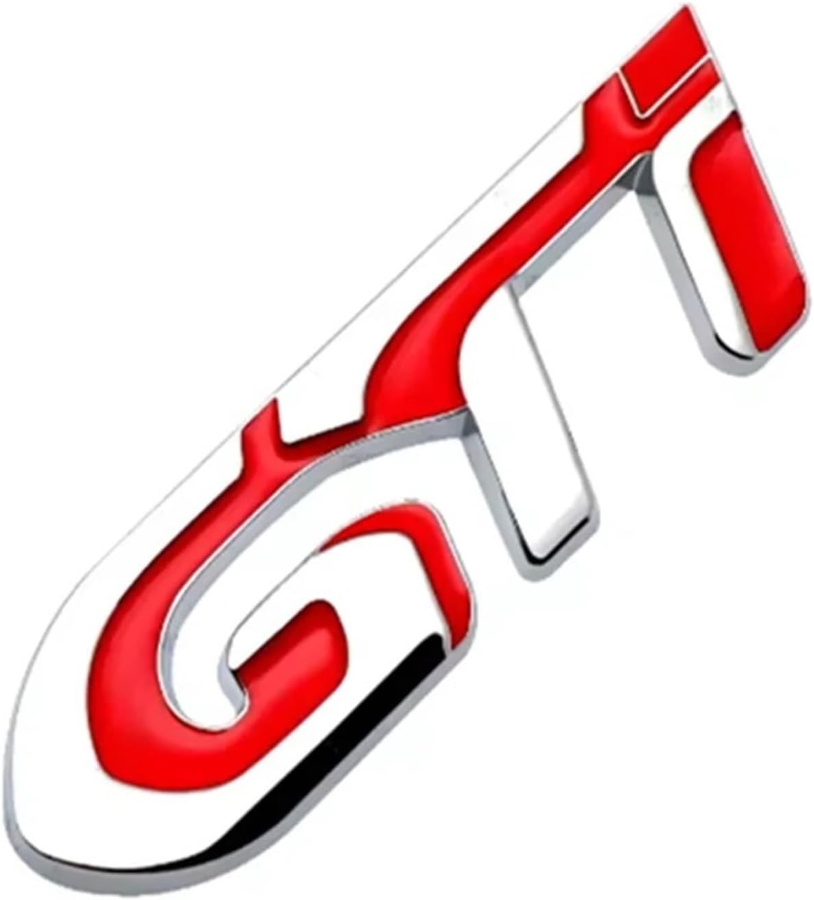 Gti-metallemblem – 1 Stück – Autoaufkleber – Hitzebeständig – Kompatibel Mit Peugeot 205, 206, 3008