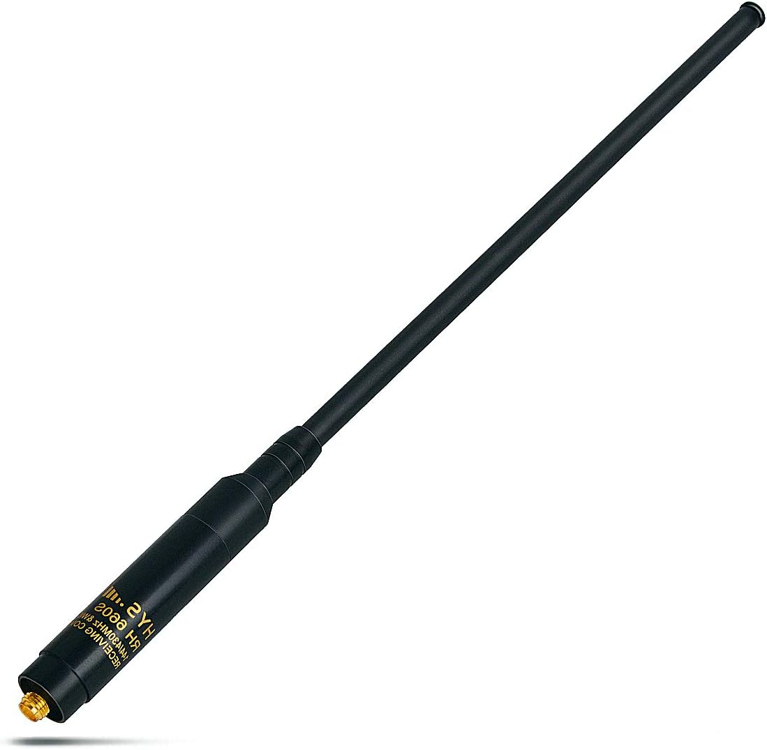 Teleskop-funkantenne – 1 Stück – Schwarz – Hohe Verstärkung 144/430 Mhz – Für Baofeng-funkgeräte – 28 Bis 107,5 Cm