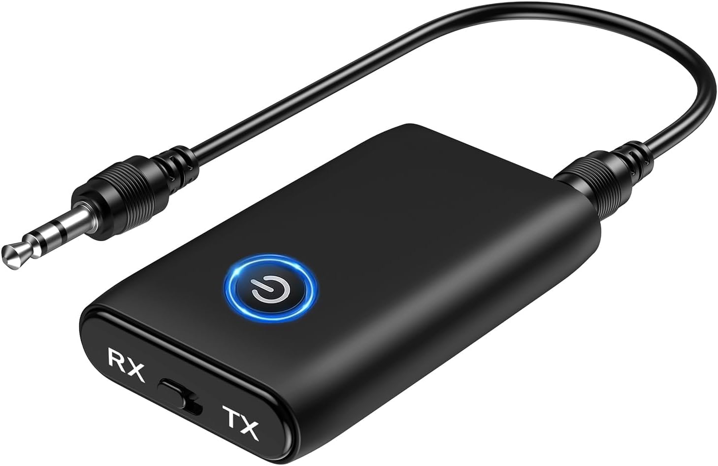 Bluetooth 5.3 Adapter – 1 Stück – 3,5-mm-klinkenstecker – Sender/empfänger – Auto Und Zuhause – Schwarz
