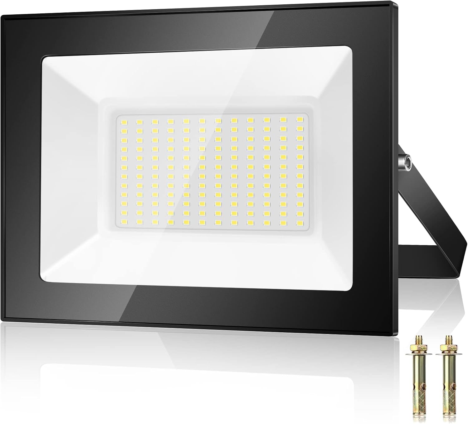 100-w-led-außenstrahler – 1 Stück – Aluminium – Ip67 Wasserdicht – Sicherheitsbeleuchtung – Kaltweiß (7000 K)