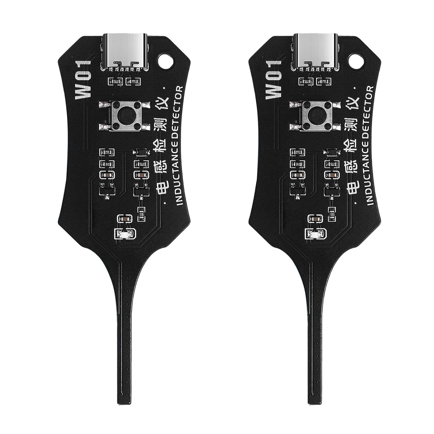 Elektrischer Tester – 2 Stück – Induktive Erkennung – Hohe Empfindlichkeit – Für Kfz- Und Heimelektronik – 7,5 X 2,7 Cm