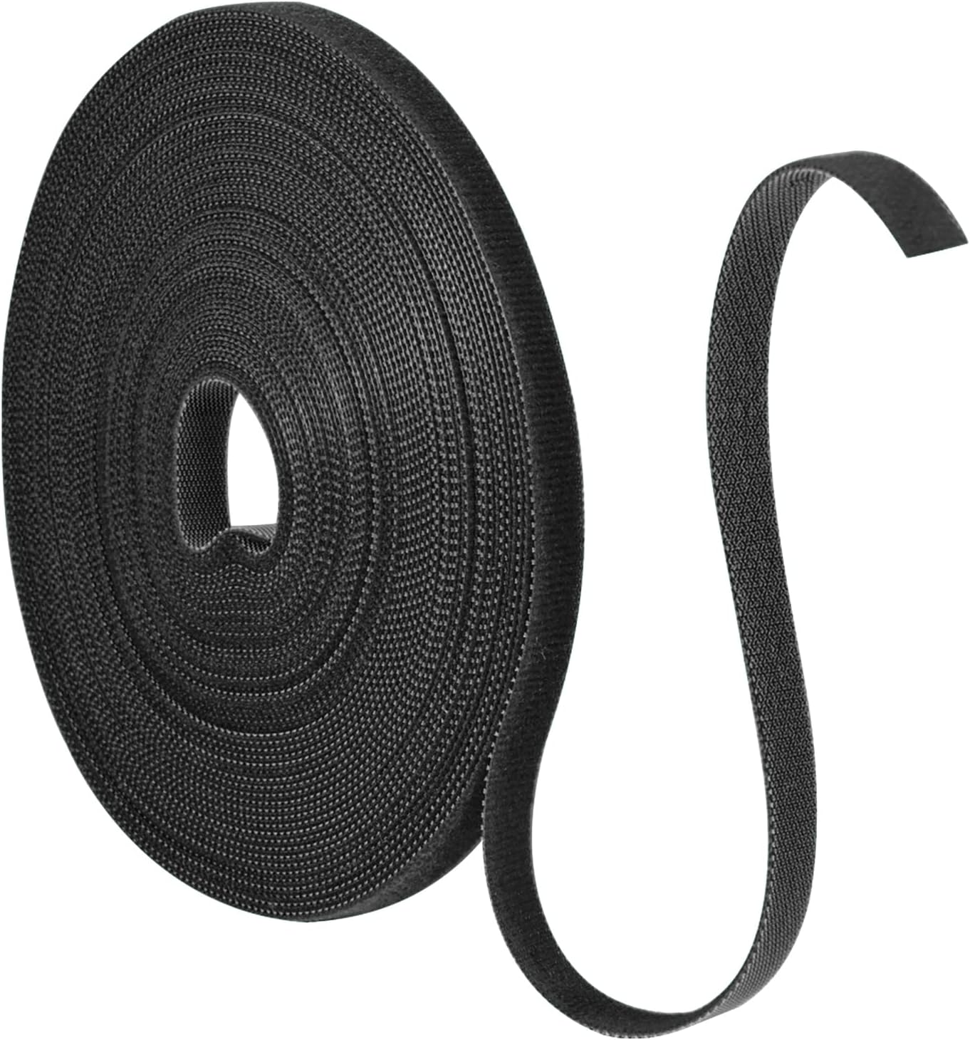 Kabelbinder – 15 Meter – Wiederverwendbares Nylon – Kabelmanagement – Innen/außen – Schwarz
