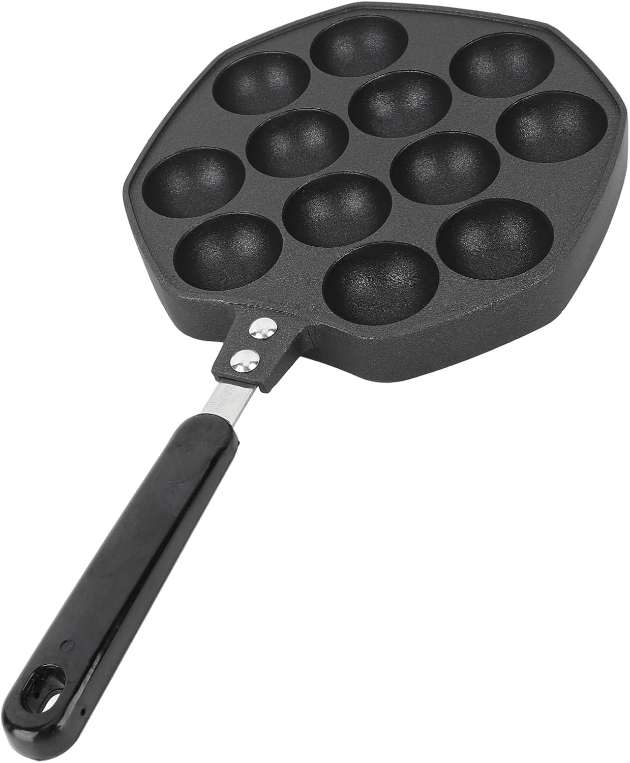 Takoyaki-pfanne – 12 Mulden – Aluminiumlegierung – Antihaftbeschichtung – Octopus-ball-kochpfanne – 34,5 X 18 Cm