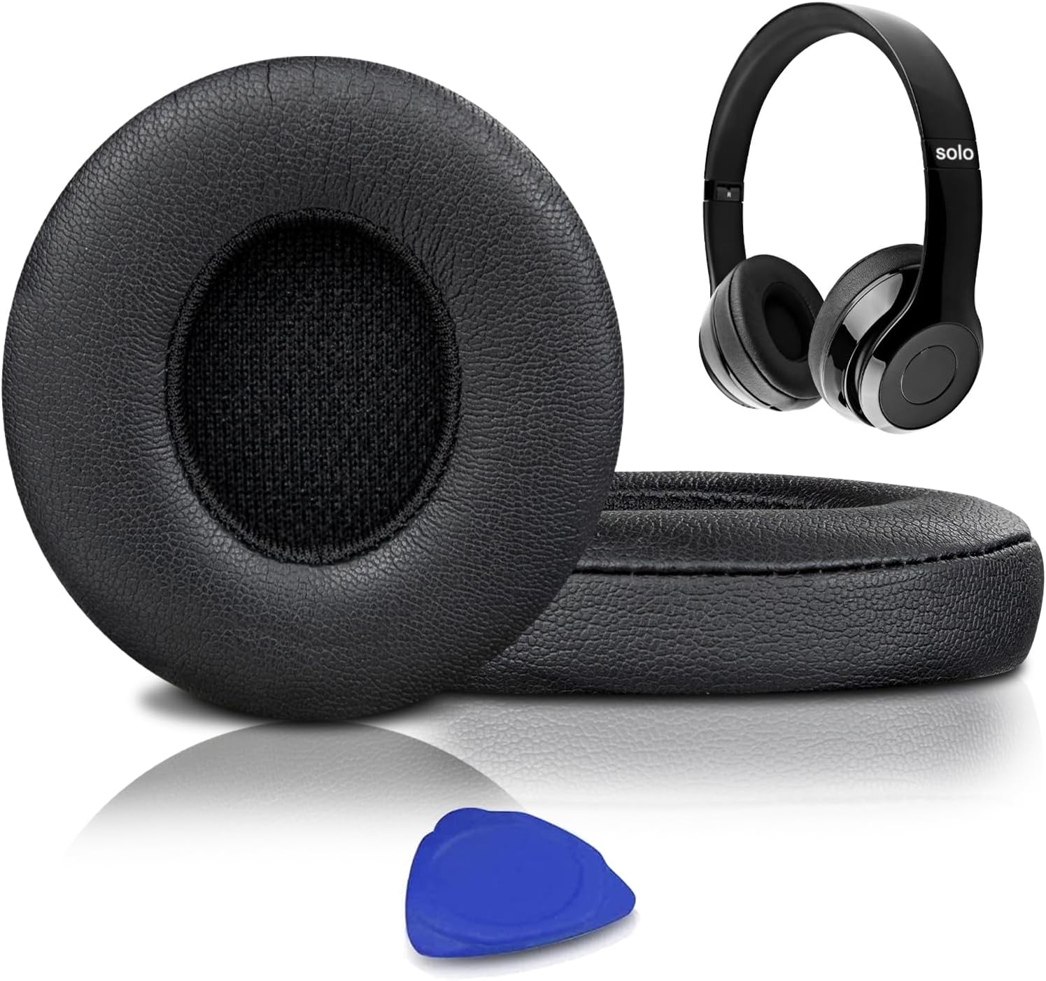 Ohrpolster – Paar – Memory-schaum – Akustischer Komfort – Beats Solo 2 Und 3 – Schwarz
