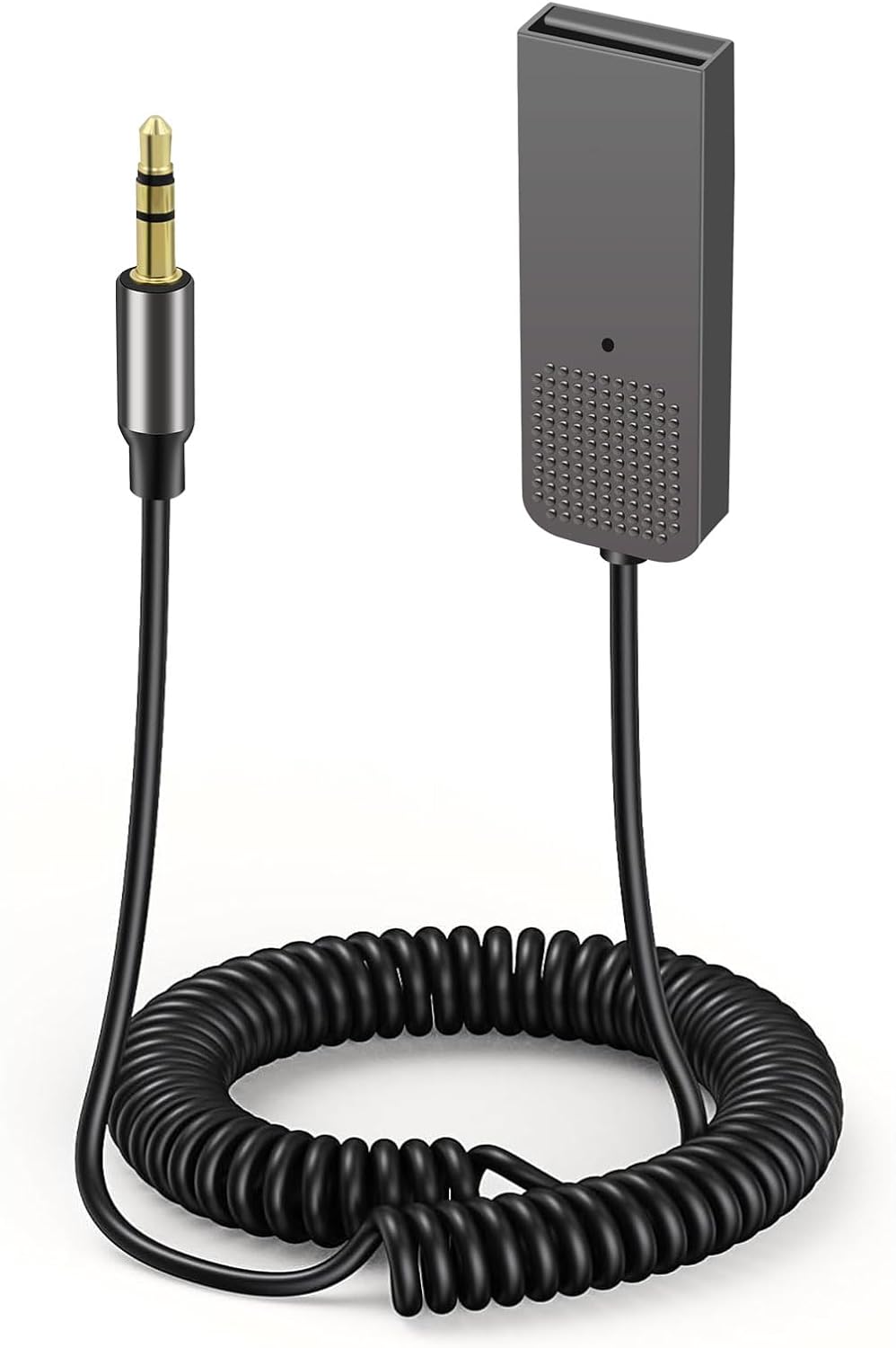 Bluetooth 5.2 Adapter – 1 Stück – Zinklegierung – Kabellose Audio- Und Mikrofonübertragung – Für Autoradios – Schwarz