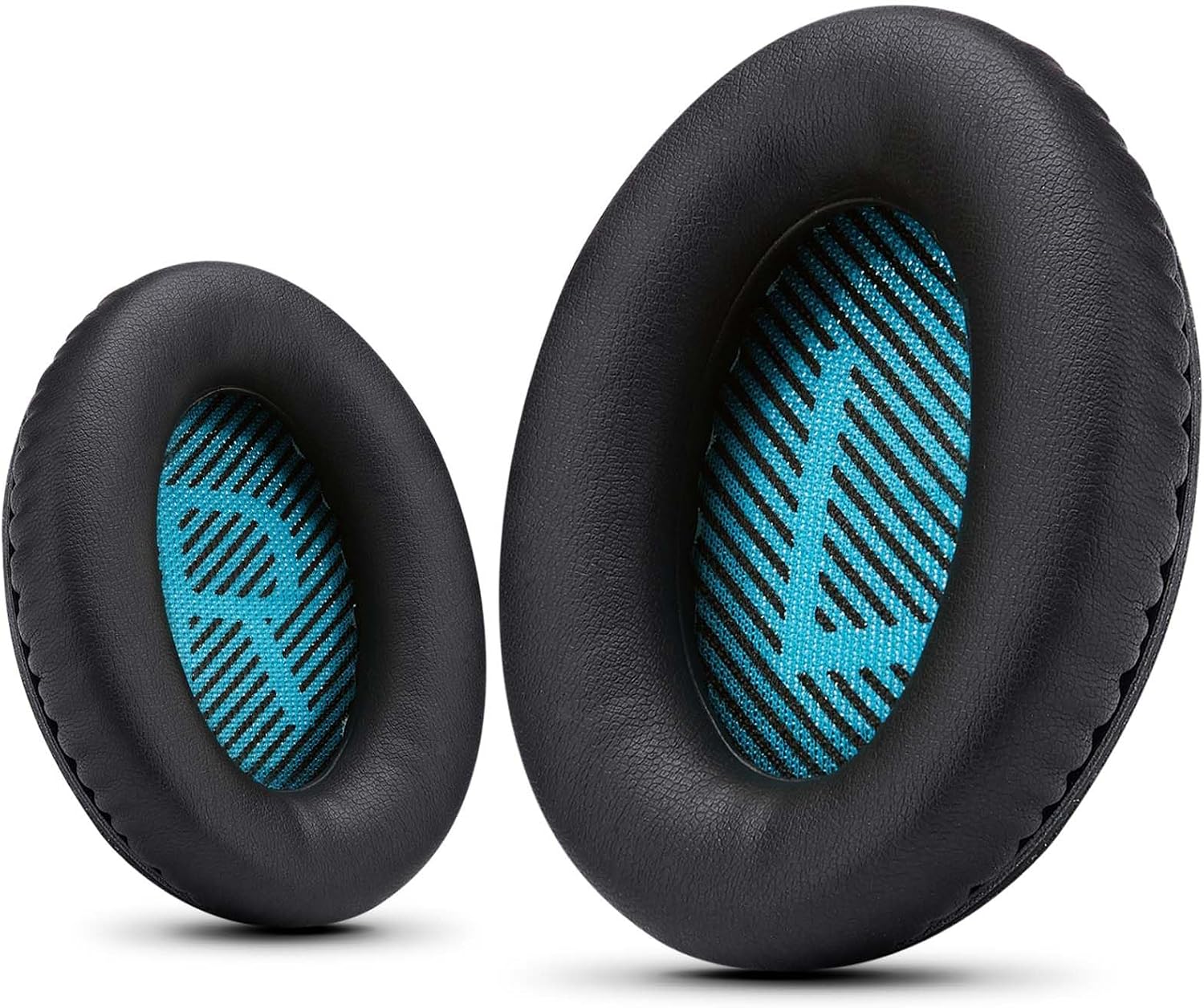 Ohrpolster - 1 Paar - Kunstleder - Memory-schaum - Für Bose Qc35 Qc25 Kopfhörer