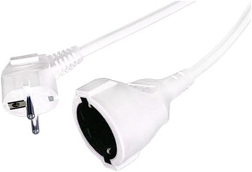 Verlängerungskabel – 1 M – 1,5 Mm² Kupfer – 16 A 250 V – Innen/außen – Schwarz