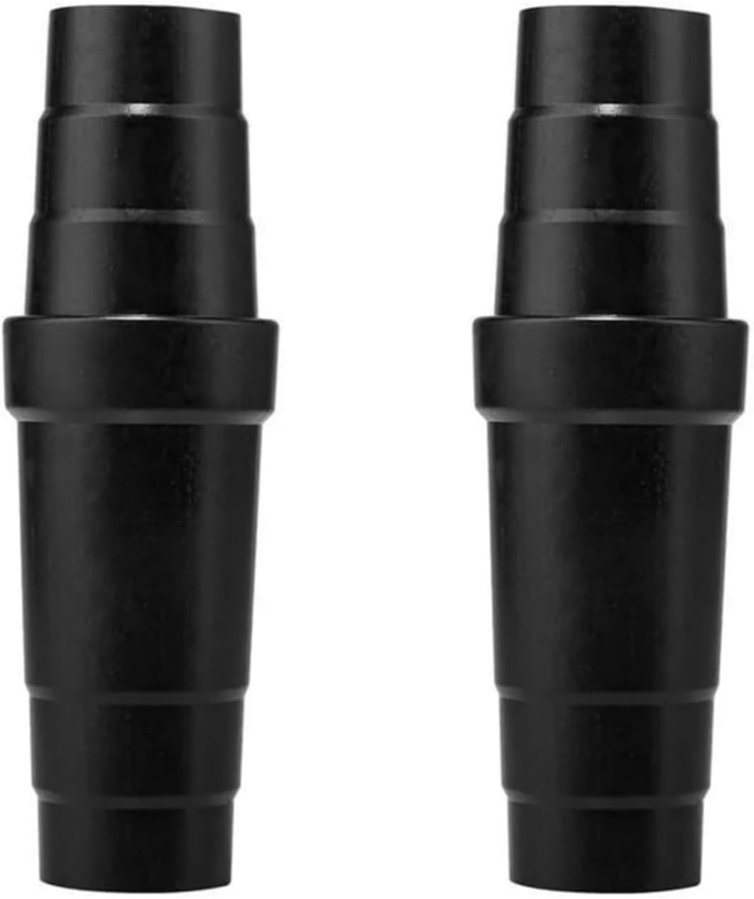 Set Mit 2 Staubsaugerschlauchadaptern – Schwarzes Abs – Universeller Reduzieradapter – Flexible Schlauchdurchmesseranpassung – Für Die Haushaltsreinigung
