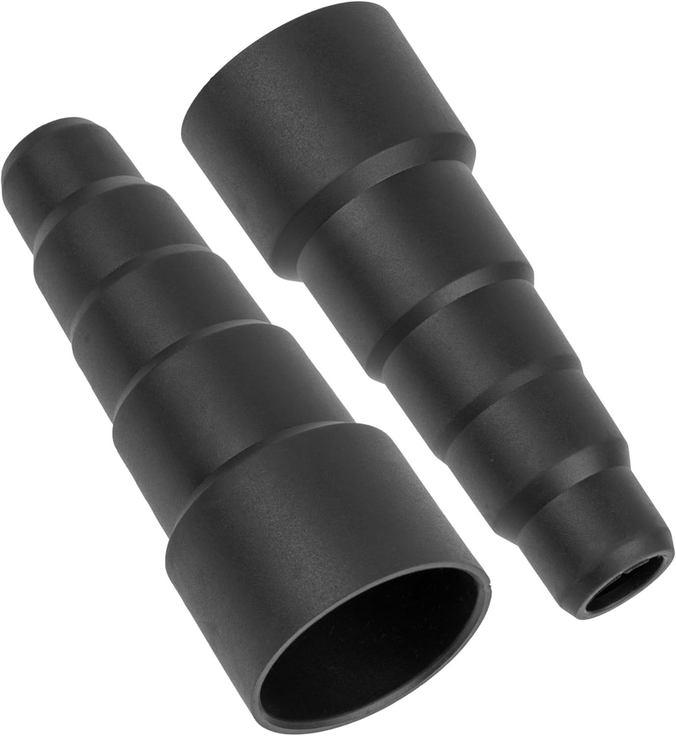 Universeller Staubsaugeradapter – 2er-pack – Schwarzes Pvc – 5-stufiger Reduzieradapter Ø 21–50 Mm – Für Elektrowerkzeuge Und Werkstätten