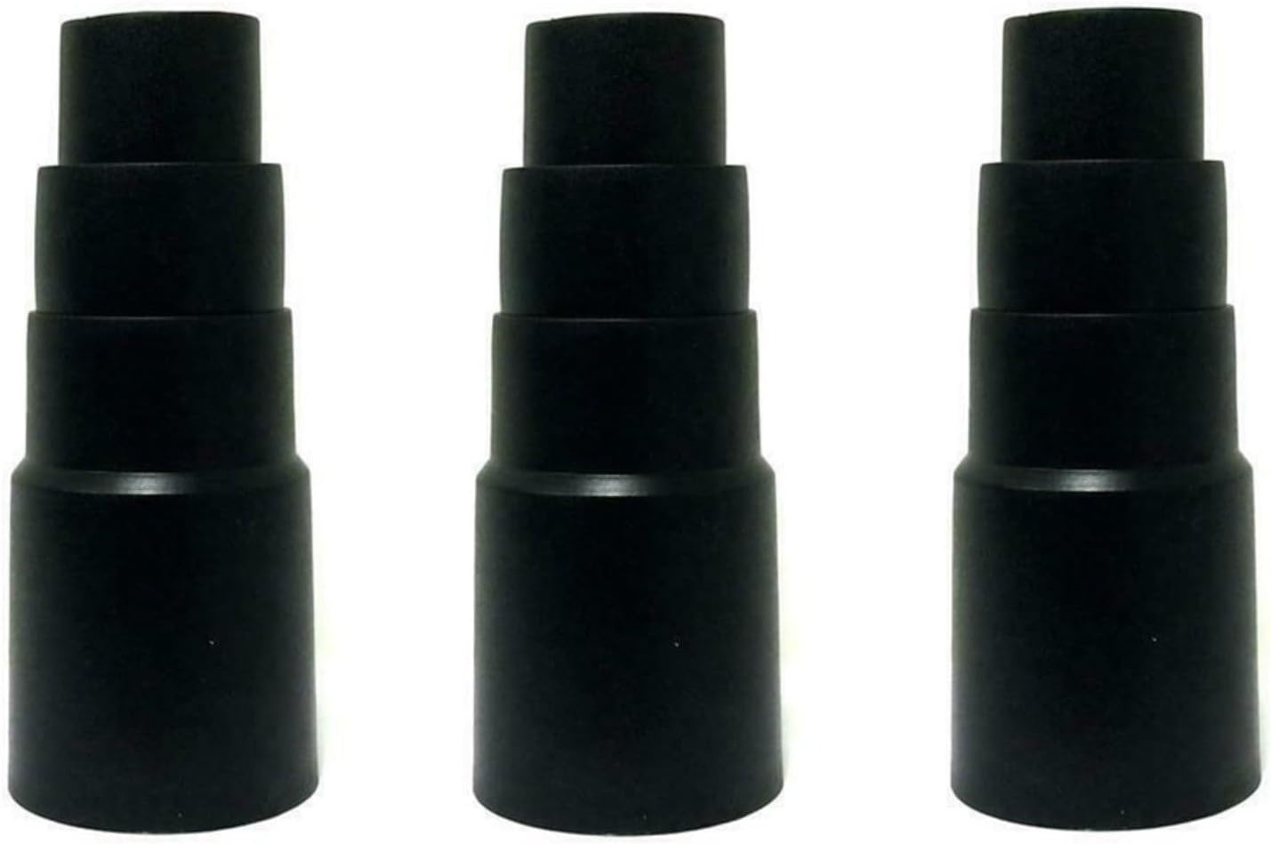 3er-set Reduzieradapter – Robustes Kunststoffmaterial – Für Parkside Pwd 30 A1 Staubsauger – Staubabsaugung Für Werkzeuge – Heimwerkerwerkstatt – Schwarz