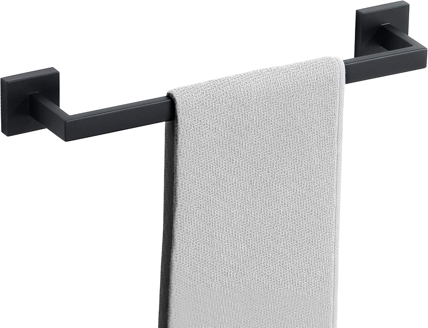 Wandhandtuchhalter – 1 Stück – Schwarzer Edelstahl Sus304 – Stabile, Verdeckte Schraubbefestigung – Für Bad Und Küche – 40 Cm
