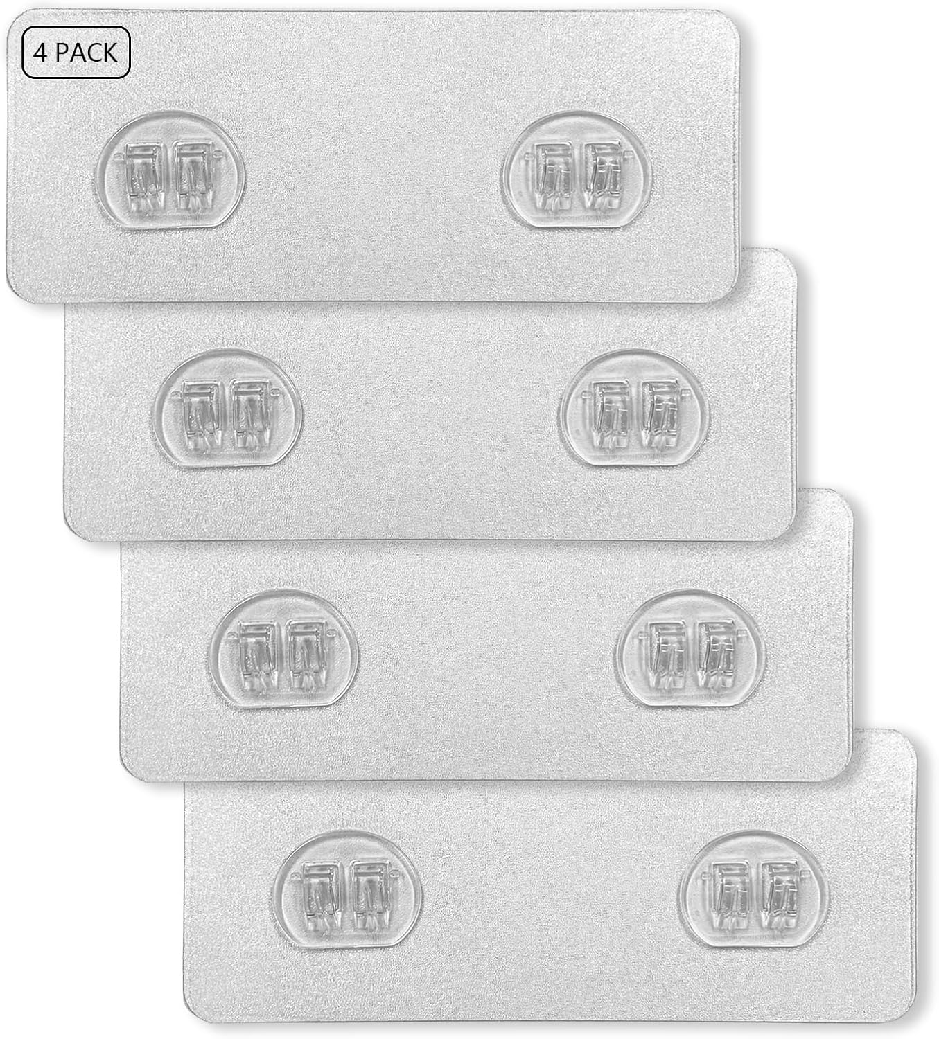 4er-set Eck-duschablage-aufkleber – Fixierbare, Transparente Kunststoffklebeflächen – Stabile Halterung Für Nasszellen – Ideal Zur Aufbewahrung Von Duschutensilien – Universalgröße