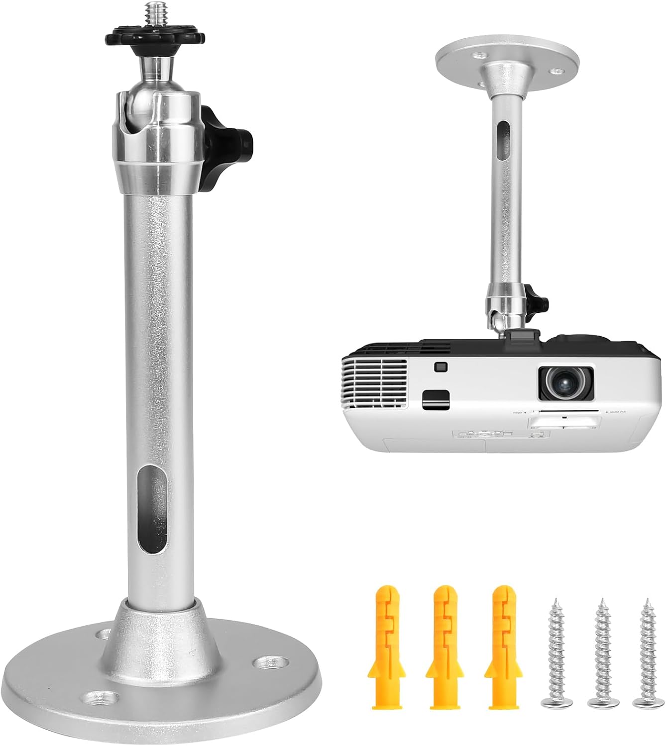Projektorhalterung – 1 Stück – Aluminium – 360° Drehbar – Universal – 180 Mm