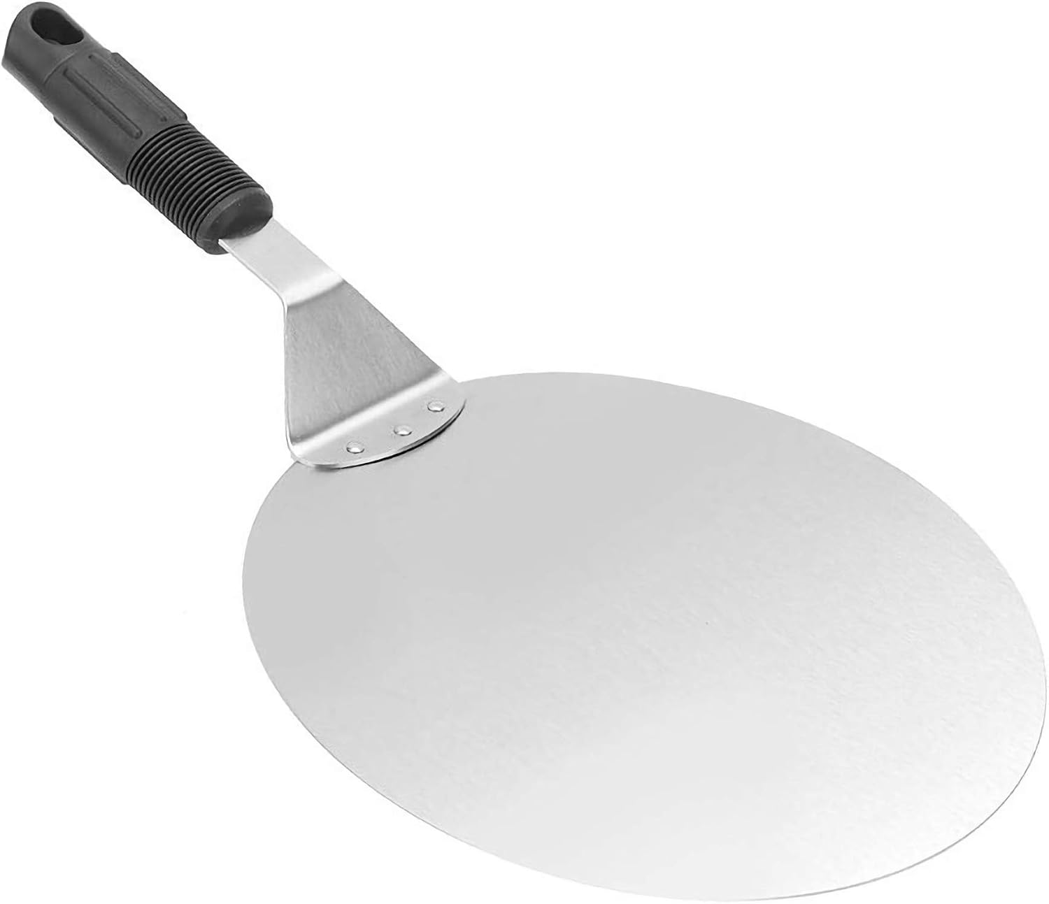 Runde Pizzaschaufel – 1 Stück – Edelstahl – Antihaftbeschichtung – Für Steinofen Und Grill – Durchmesser 25,5 Cm