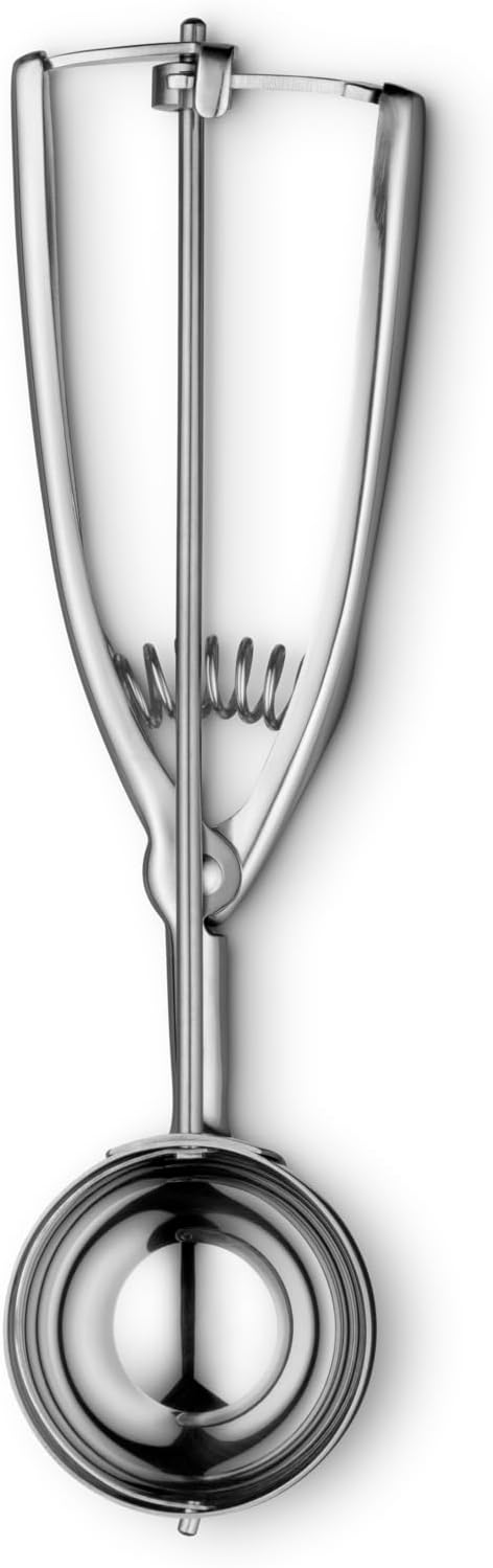 Eiszange – 1 Stück – Edelstahl 18/10 – Ergonomischer Auslöser – Für Eiscreme Und Reis – 21 Cm