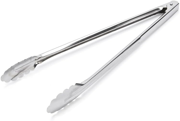 Zange – 1 Stück – Edelstahl – Eichenblattspitzen – Für Profi- Und Privatküche – 30 Cm
