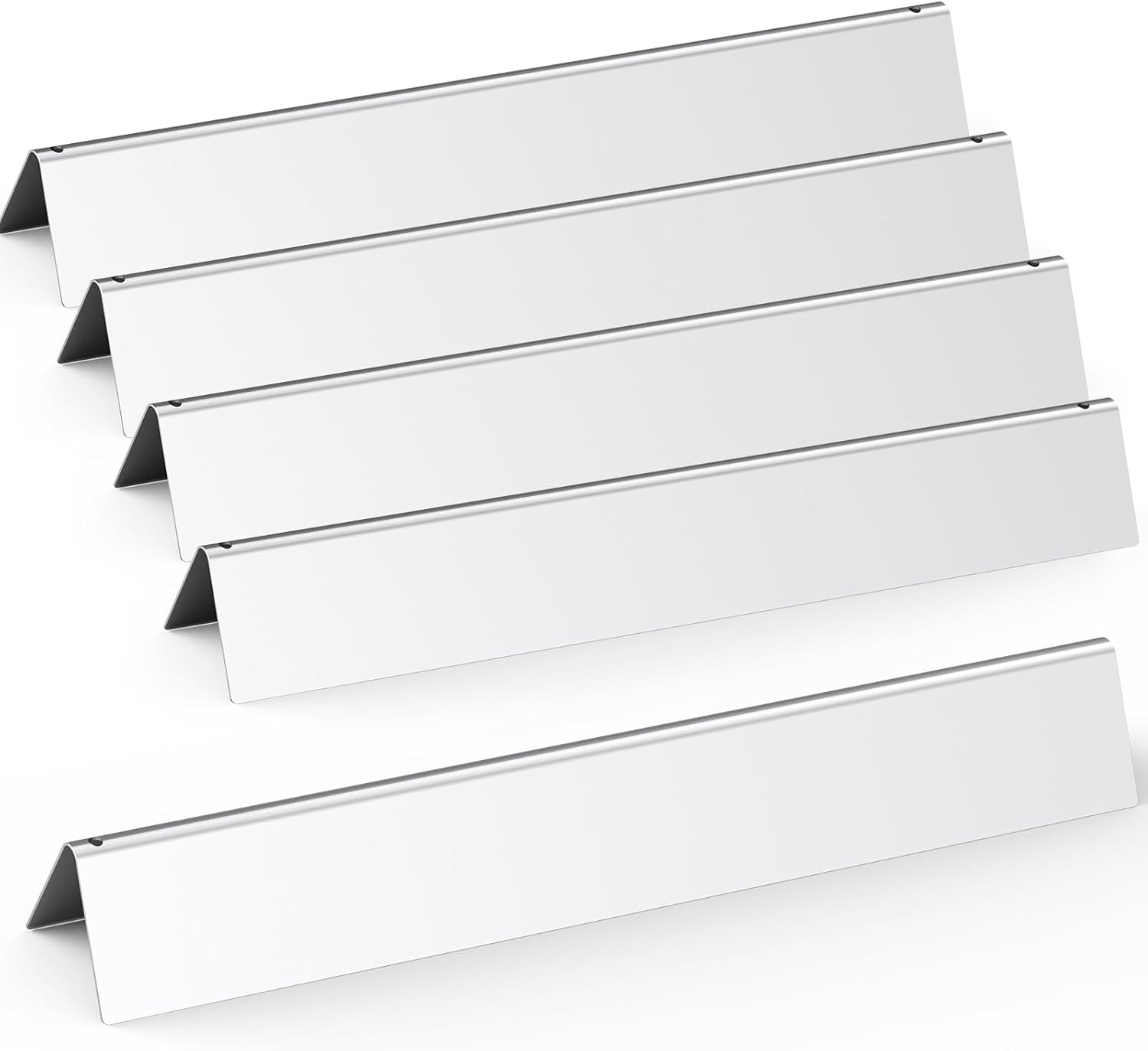 Aromaschienen – 5 Stück – Edelstahl – Für Weber Spirit 300 Und 700 – 57 Cm