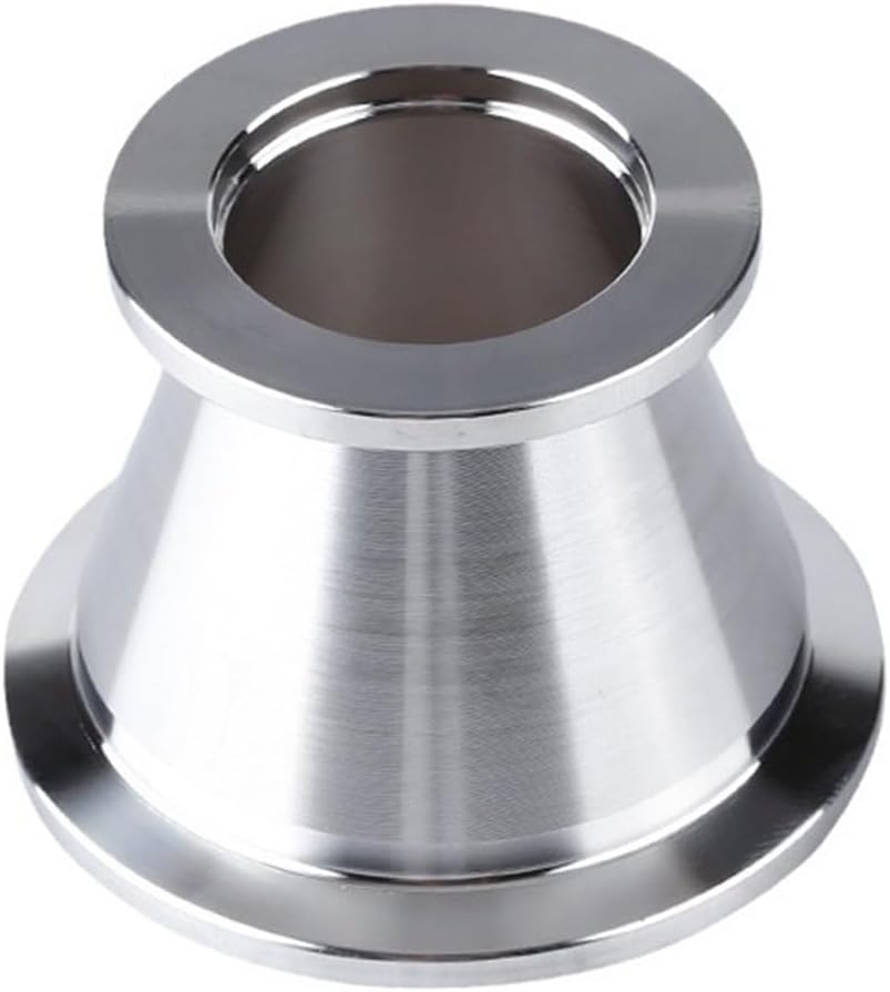 Konischer Reduzieradapter Kf16 Auf Kf25 – 1 Stück – Edelstahl 304 – Polierter Hochvakuumadapter – Industriesysteme – Silber